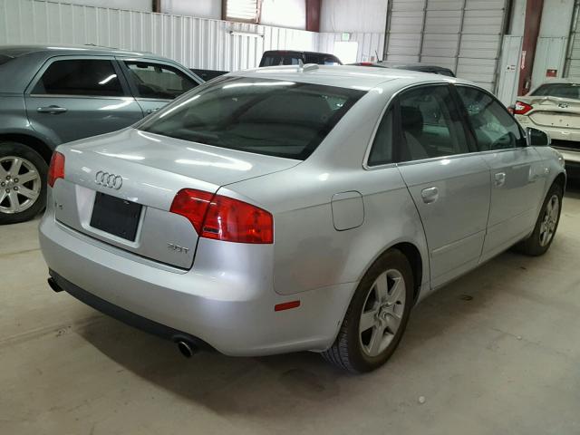 WAUAF78E56A133994 - 2006 AUDI A4 2 SILVER photo 4