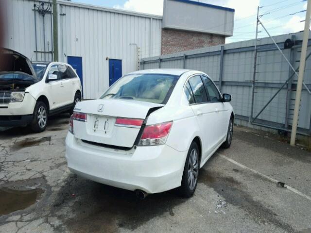 1HGCP2F83CA111059 - 2012 HONDA ACCORD EX- WHITE photo 4