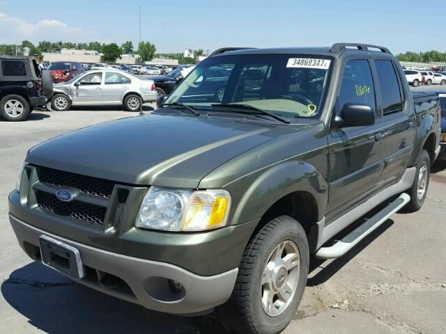 1FMZU77E63UC57811 - 2003 FORD EXPLORER S GREEN photo 2