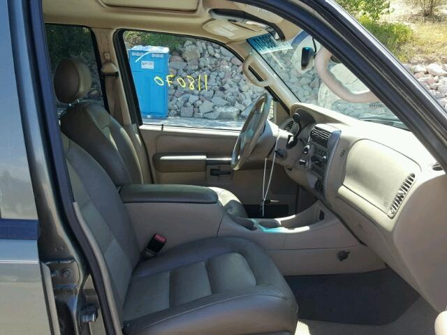 1FMZU77E63UC57811 - 2003 FORD EXPLORER S GREEN photo 5