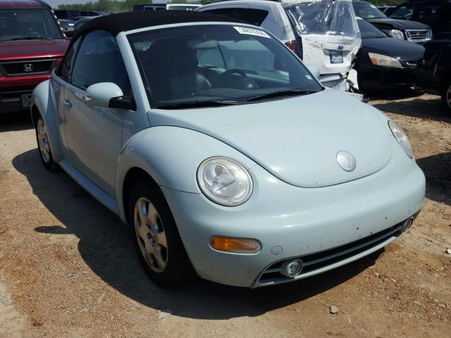 3VWCD21Y13M332948 - 2003 VOLKSWAGEN NEW BEETLE 蓝色 照片 1