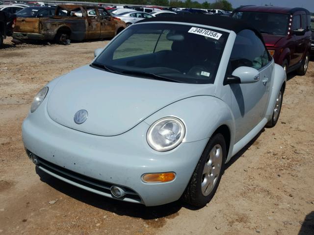 3VWCD21Y13M332948 - 2003 VOLKSWAGEN NEW BEETLE 蓝色 照片 2
