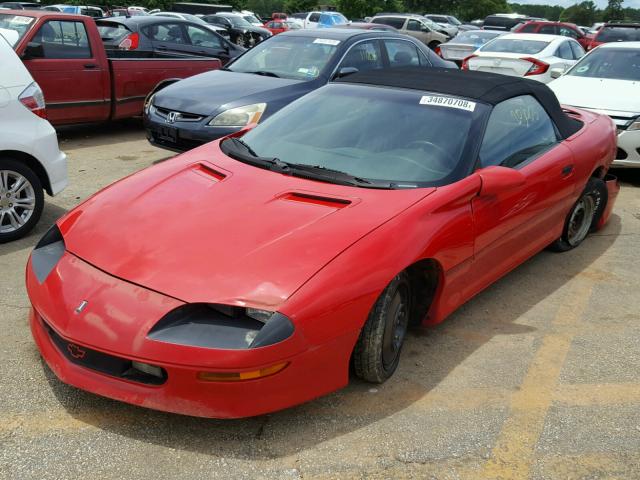 2G1FP32K5V2140064 - 1997 CHEVROLET CAMARO BAS წითელი ფოტო 2