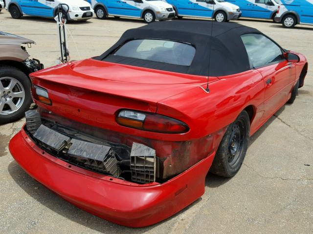 2G1FP32K5V2140064 - 1997 CHEVROLET CAMARO BAS წითელი ფოტო 4