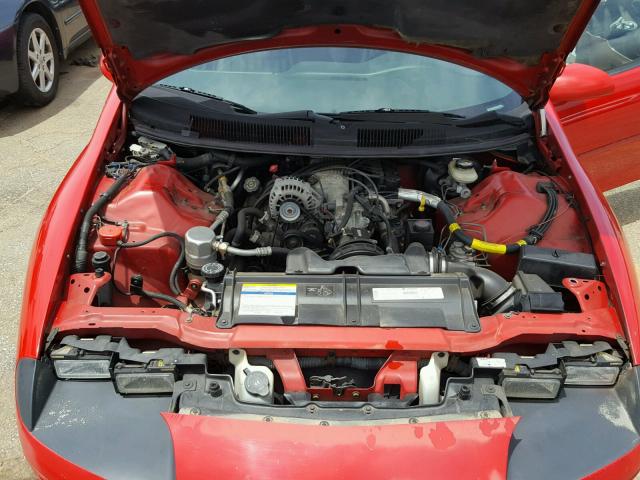 2G1FP32K5V2140064 - 1997 CHEVROLET CAMARO BAS წითელი ფოტო 7