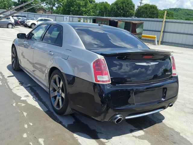 2C3CCAFJ4DH687564 - 2013 CHRYSLER 300 SRT-8 SILVER photo 3