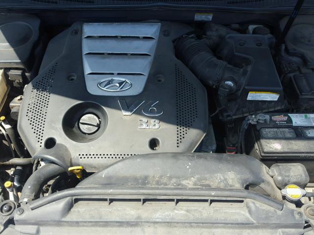 KMHFC46F88A264217 - 2008 HYUNDAI AZERA SE GRAY photo 7