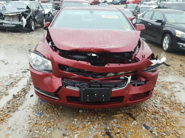 1G1ZC5E16BF308795 - 2011 CHEVROLET MALIBU 1LT MAROON photo 9