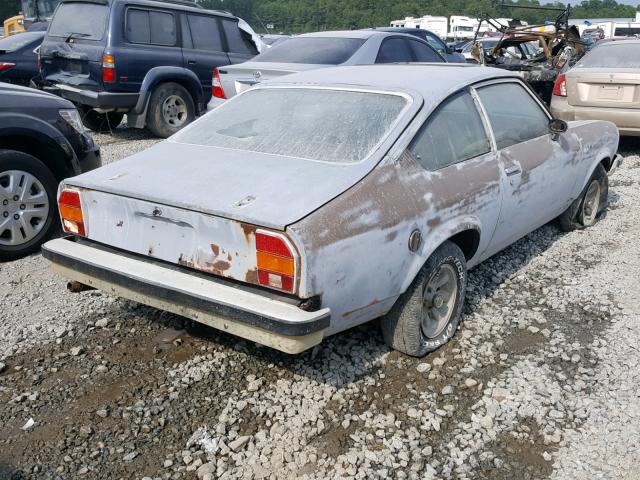 1V7706U217781 - 1976 CHEVROLET VEGA BLUE photo 4