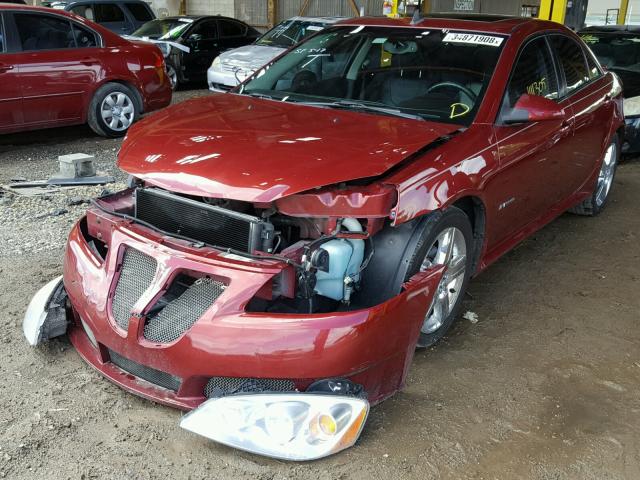 1G2ZM577184203547 - 2008 PONTIAC G6 GXP BURGUNDY photo 2