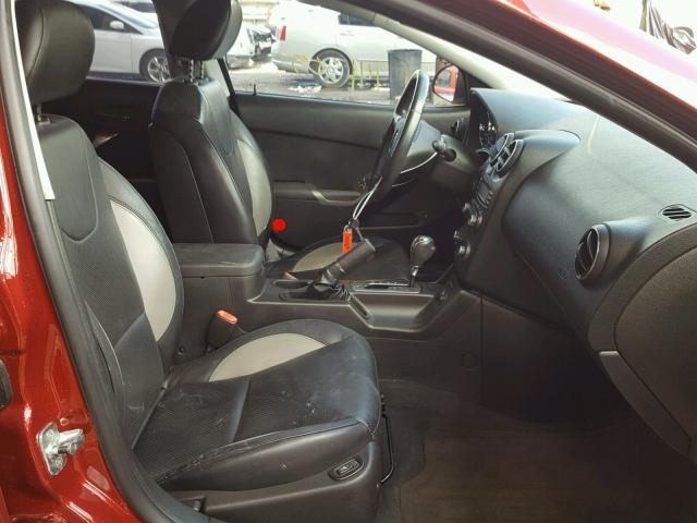 1G2ZM577184203547 - 2008 PONTIAC G6 GXP BURGUNDY photo 5