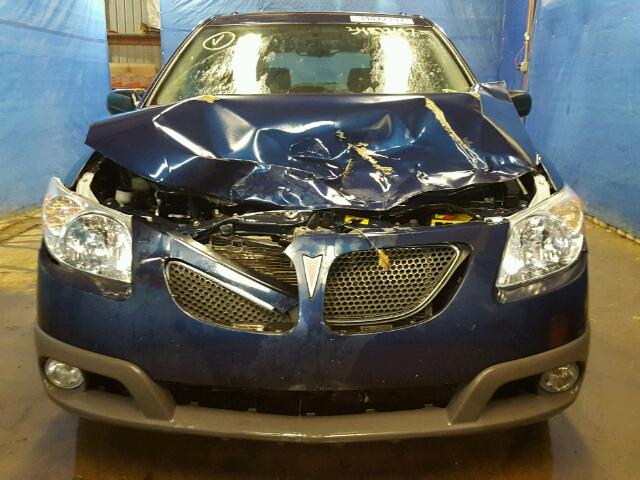 5Y2SL63855Z475179 - 2005 PONTIAC VIBE BLUE photo 9