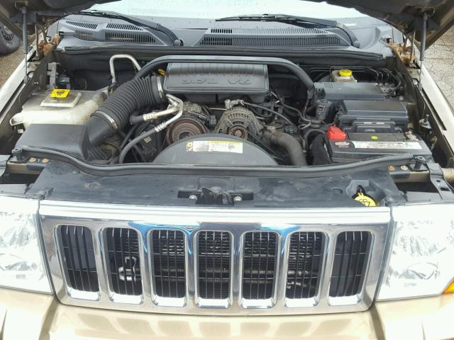 1J8HG48K39C519186 - 2009 JEEP COMMANDER GREEN photo 7