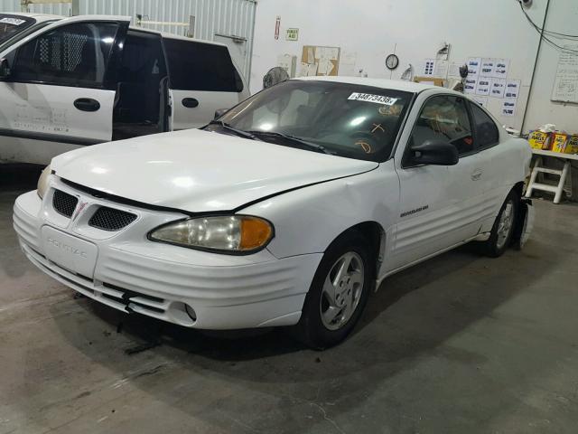 1G2NE12T2XM704440 - 1999 PONTIAC GRAND AM S Ağ foto 2