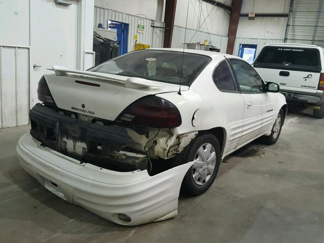 1G2NE12T2XM704440 - 1999 PONTIAC GRAND AM S WHITE photo 4