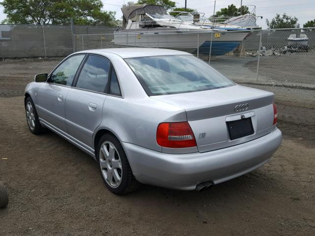 WAUDD68D1YA167079 - 2000 AUDI S4 2.7 QUA SILVER photo 3