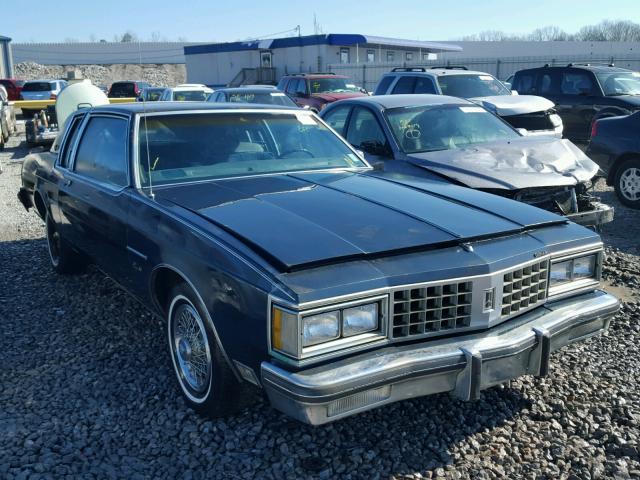 1G3BY37Y619098179 - 1985 OLDSMOBILE 88 BLUE photo 1