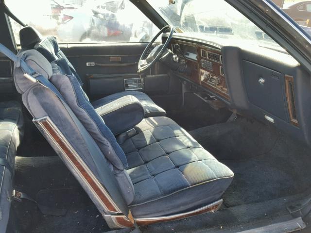 1G3BY37Y619098179 - 1985 OLDSMOBILE 88 BLUE photo 5