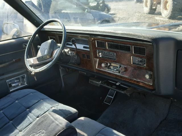 1G3BY37Y619098179 - 1985 OLDSMOBILE 88 BLUE photo 9