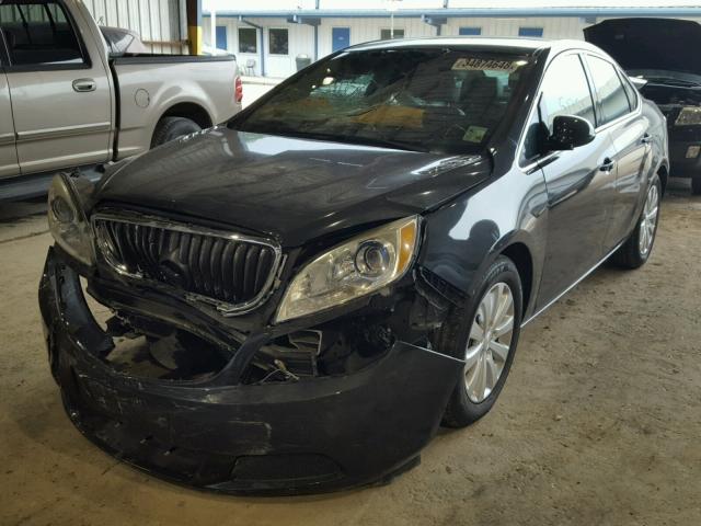 1G4PP5SK2F4183095 - 2015 BUICK VERANO BLACK photo 2