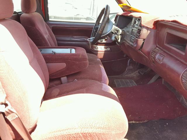 1GTGC34R8VF047250 - 1997 GMC SIERRA C35 RED photo 5