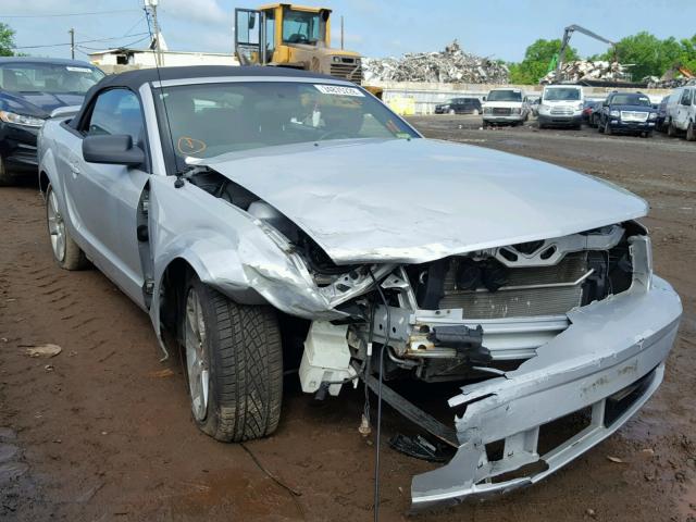 1ZVHT85H765261514 - 2006 FORD MUSTANG GT SILVER photo 1