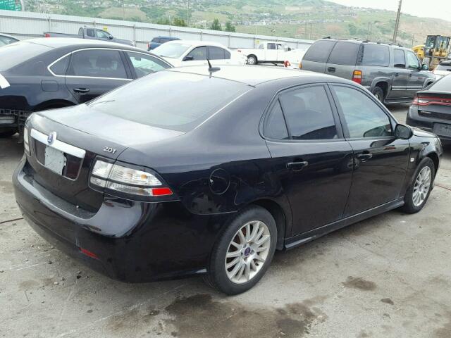 YS3FB49Y381004577 - 2008 SAAB 9-3 2.0T BLACK photo 4