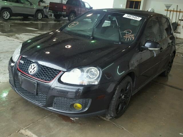 WVWGV71K98W287713 - 2008 VOLKSWAGEN GTI BLACK photo 2