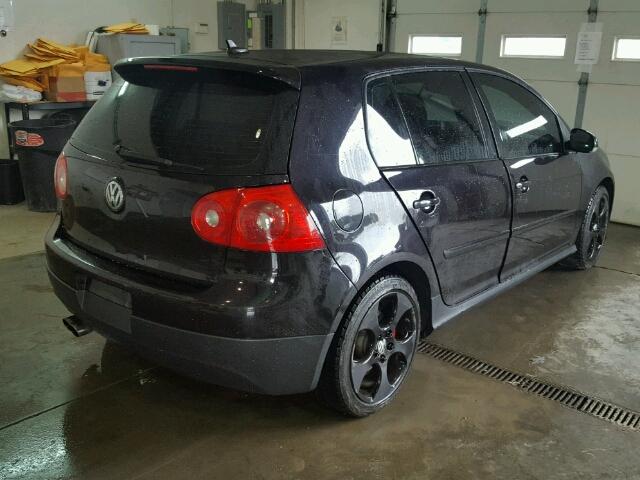 WVWGV71K98W287713 - 2008 VOLKSWAGEN GTI BLACK photo 4