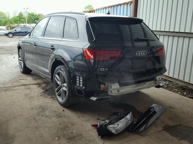 WA1VAAF72HD024568 - 2017 AUDI Q7 PRESTIG BLACK photo 3