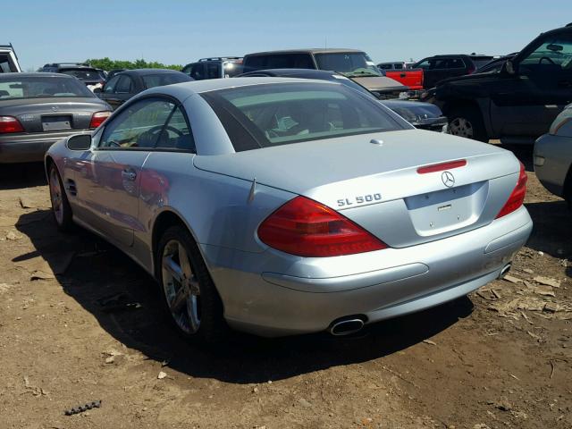 WDBSK75F86F111098 - 2006 MERCEDES-BENZ SL 500 SILVER photo 3