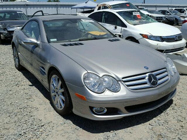 WDBSK71F07F119283 - 2007 MERCEDES-BENZ SL 550 TAN photo 1