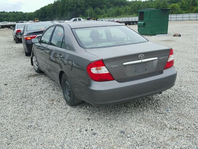 4T1BE32K83U702067 - 2003 TOYOTA CAMRY LE GRAY photo 3