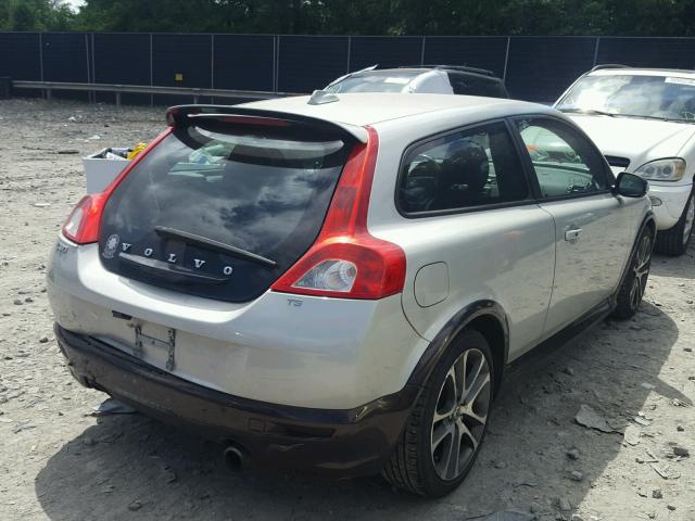 YV1MK672692124372 - 2009 VOLVO C30 T5 SILVER photo 4