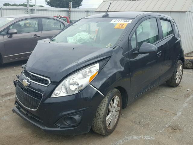 KL8CD6S95DC568760 - 2013 CHEVROLET SPARK 1LT BLACK photo 2