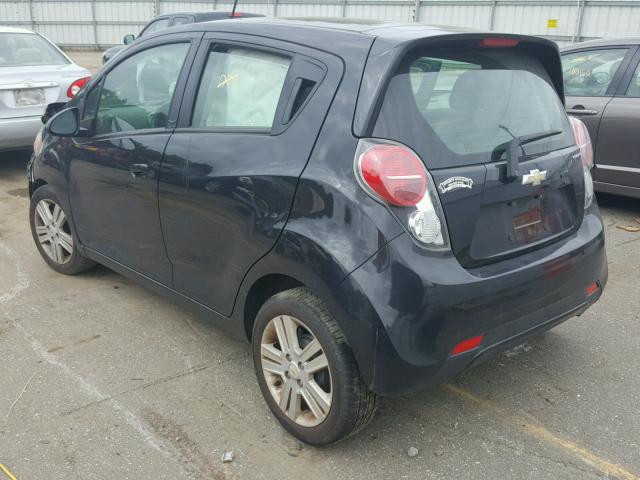 KL8CD6S95DC568760 - 2013 CHEVROLET SPARK 1LT BLACK photo 3