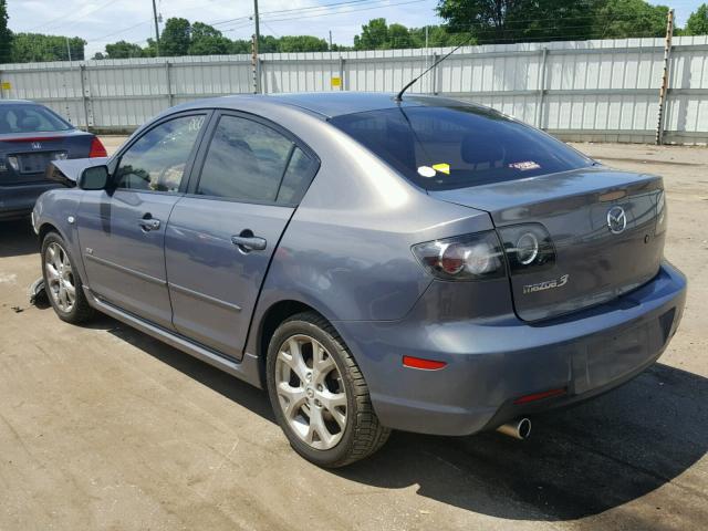 JM1BK323671711363 - 2007 MAZDA 3 S GRAY photo 3