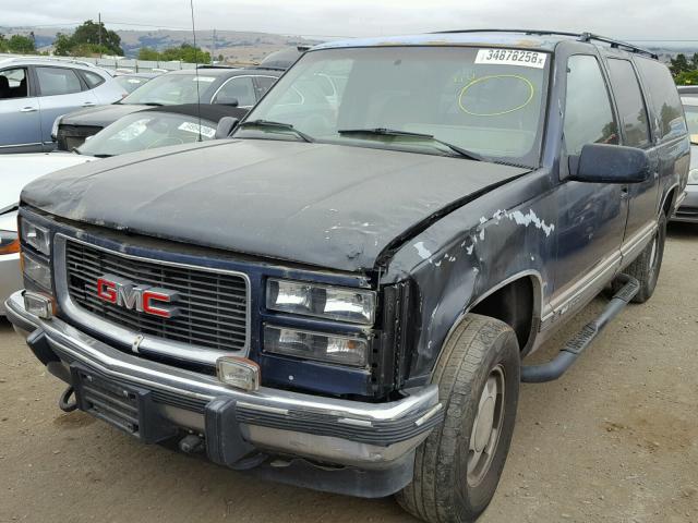 1GKFK16K9RJ747658 - 1994 GMC SUBURBAN K BLUE photo 2