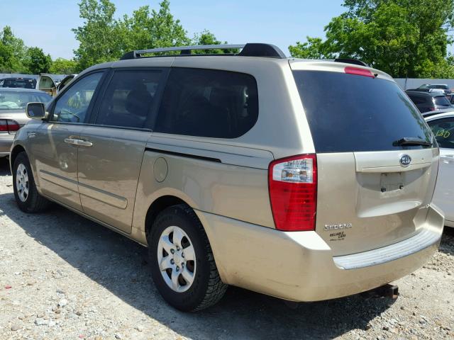 KNDMB233666095196 - 2006 KIA SEDONA EX GOLD photo 3