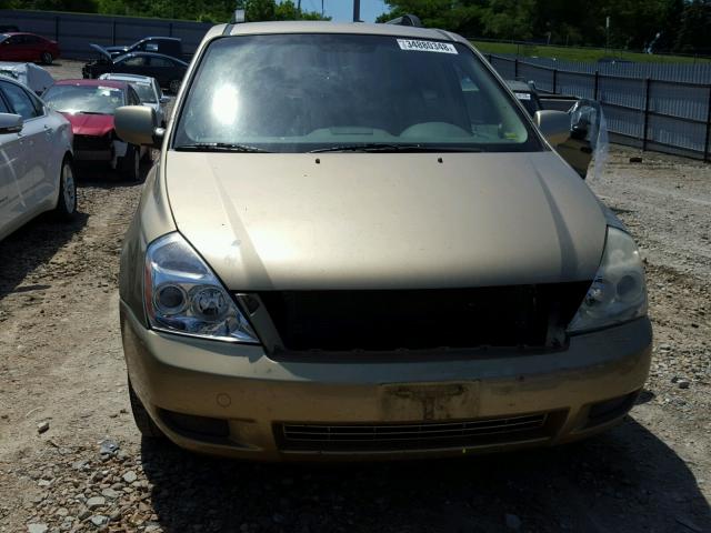 KNDMB233666095196 - 2006 KIA SEDONA EX GOLD photo 9