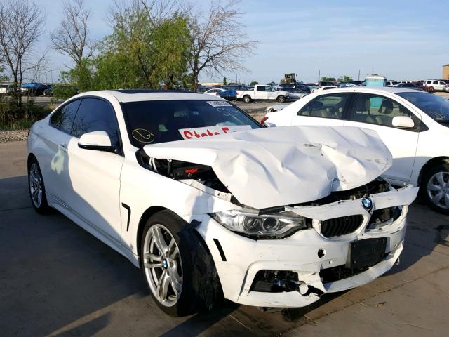 WBA3N7C57EK222008 - 2014 BMW 428 I WHITE photo 1