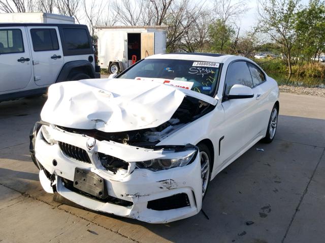 WBA3N7C57EK222008 - 2014 BMW 428 I WHITE photo 2
