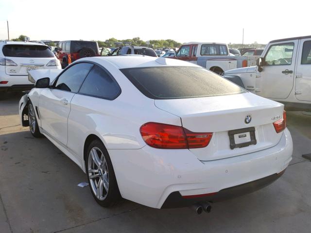 WBA3N7C57EK222008 - 2014 BMW 428 I WHITE photo 3