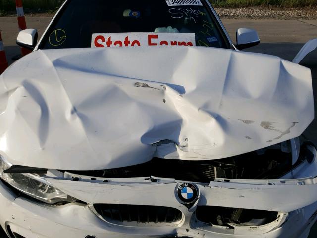 WBA3N7C57EK222008 - 2014 BMW 428 I WHITE photo 7