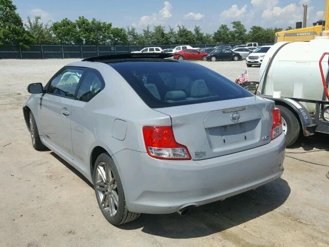 JTKJF5C78C3036524 - 2012 TOYOTA SCION TC 灰色 照片 3