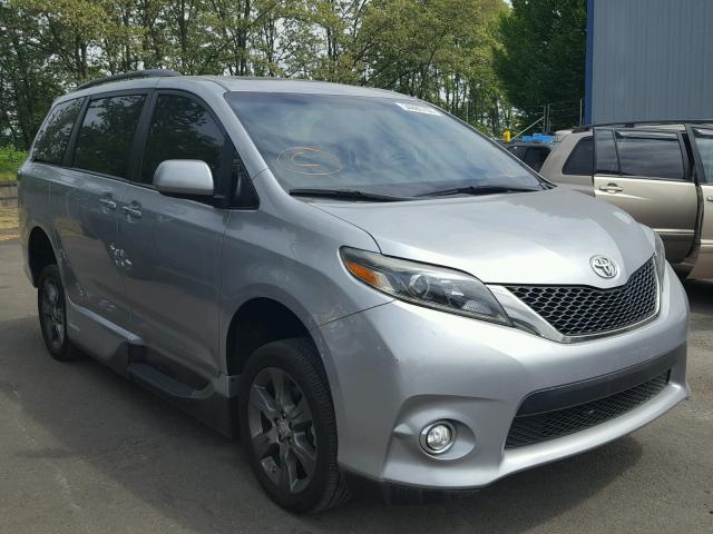 5TDXK3DC0FS580242 - 2015 TOYOTA SIENNA SPO SILVER photo 1