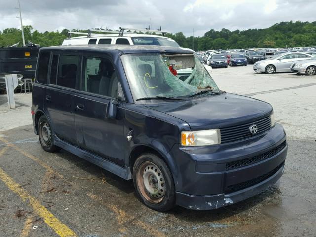 JTLKT324864052953 - 2006 TOYOTA SCION XB BLUE photo 1