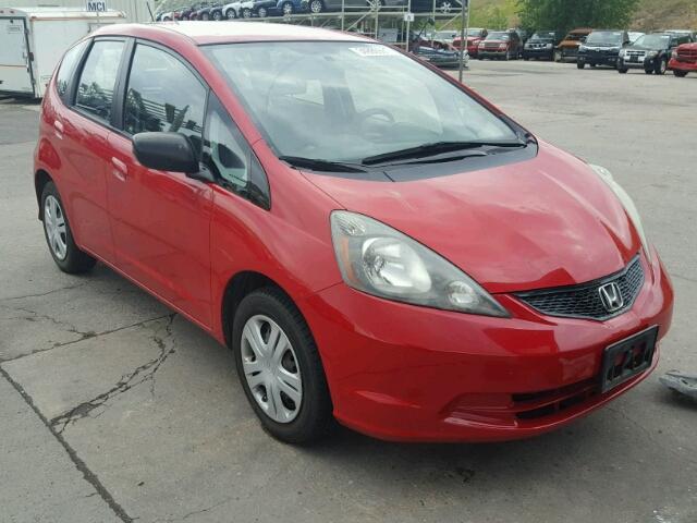 JHMGE8H24AC030721 - 2010 HONDA FIT RED photo 1