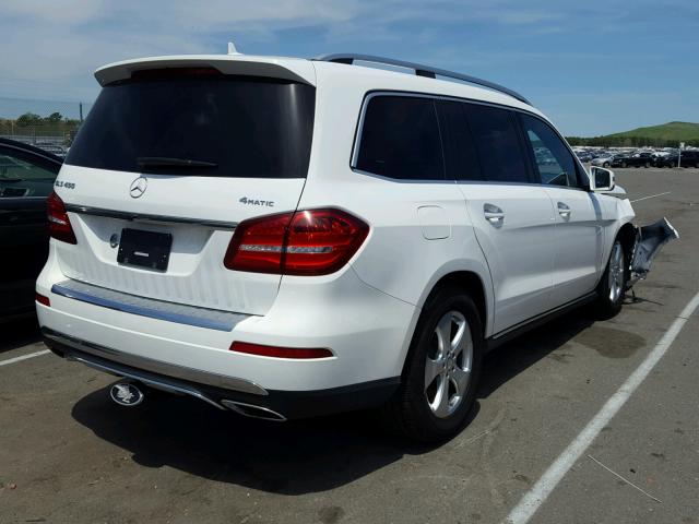 4JGDF6EE5HA887412 - 2017 MERCEDES-BENZ GLS 450 4M WHITE photo 4