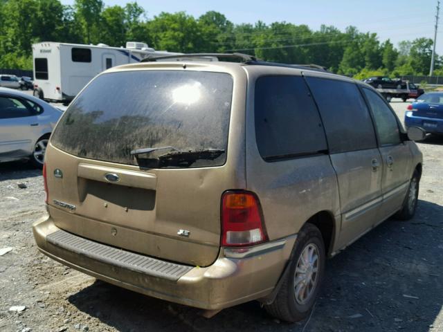 2FMZA5249XBB19199 - 1999 FORD WINDSTAR S GOLD photo 4